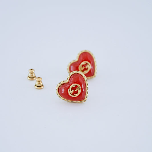 GG Heart Shape Earring product view by MARO Jewelry