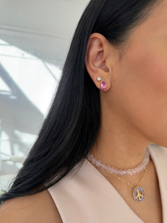 Blush Stud Earrings