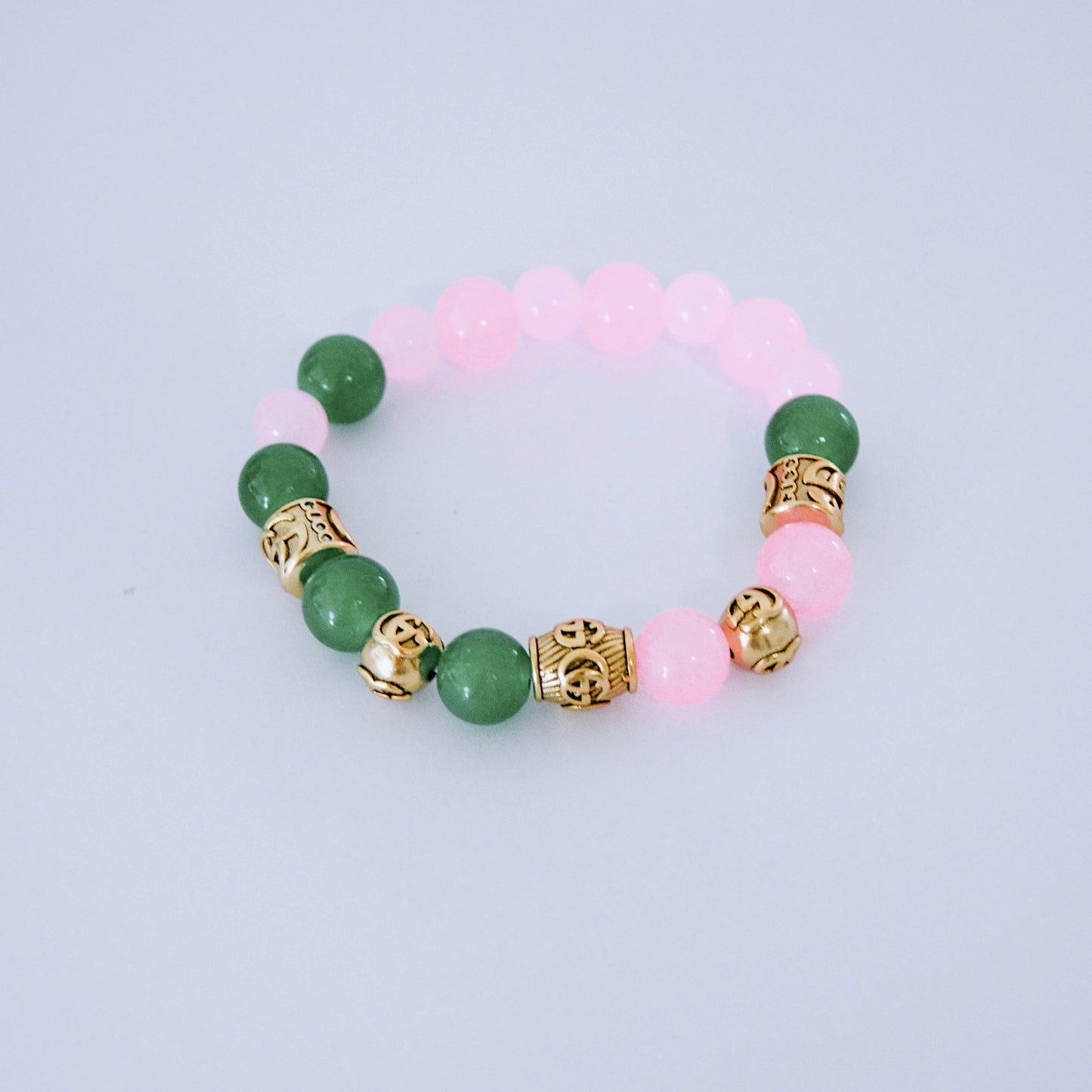 PINK & GREEN BRACELET - MARO JEWELRY