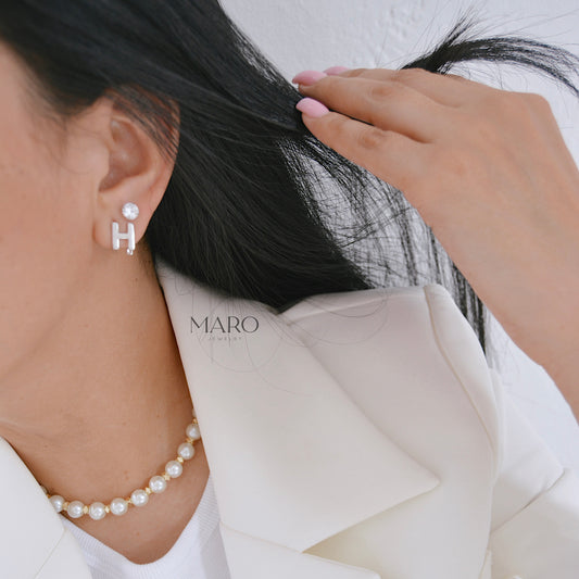 Iconic H Earring detail for women's jewelry styling