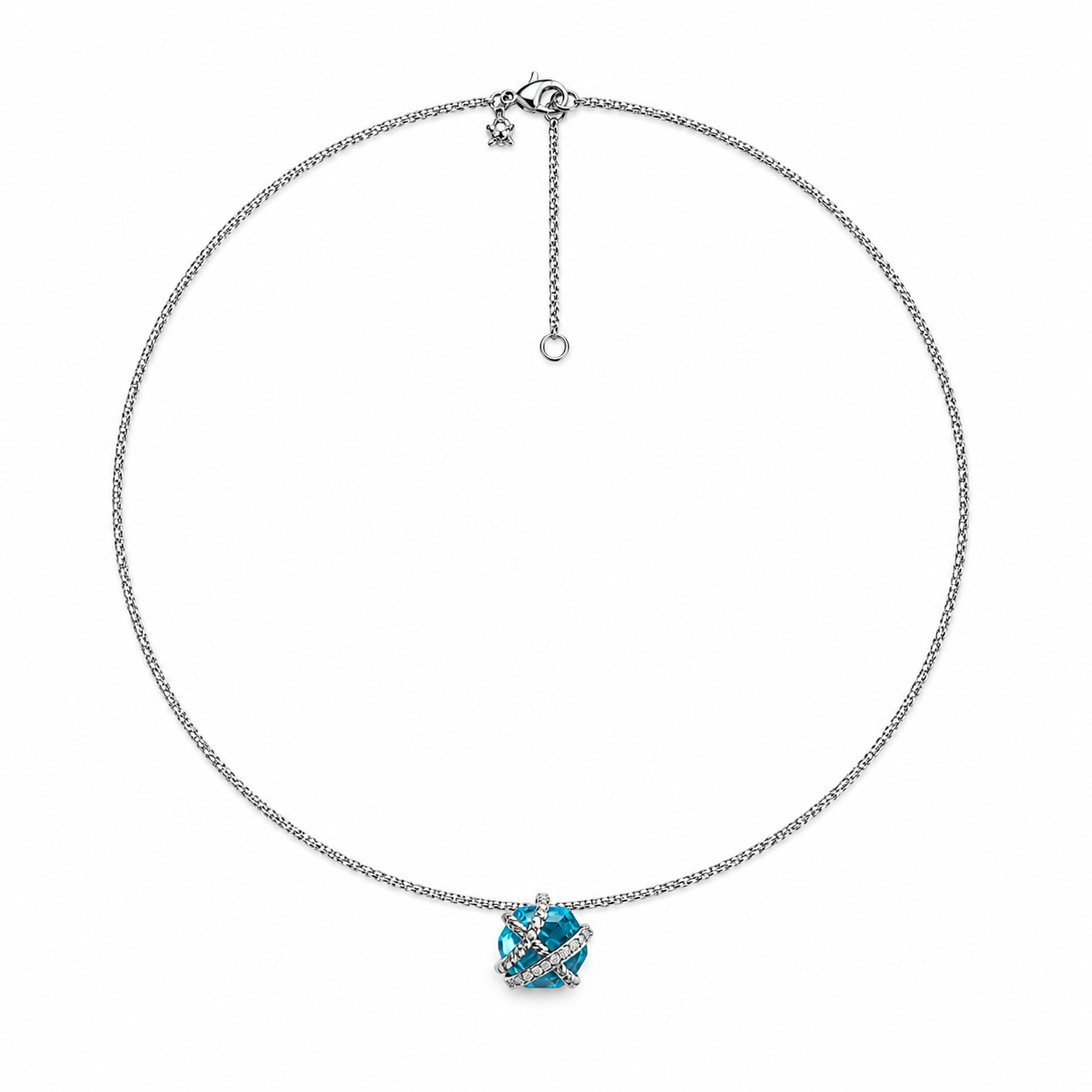 DY SILVER NECKLACE