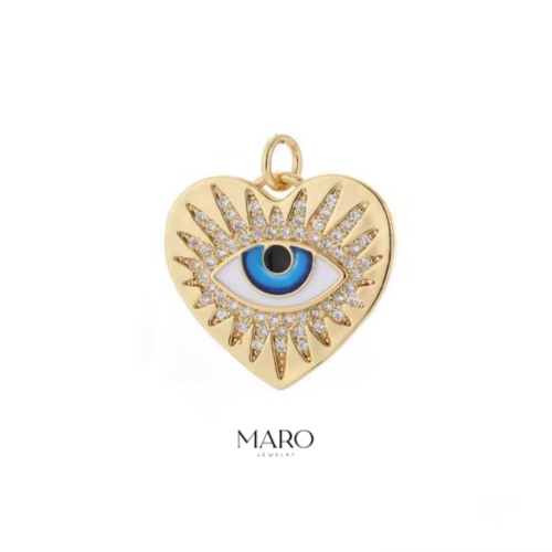 Blue eye charm - MARO JEWELRY