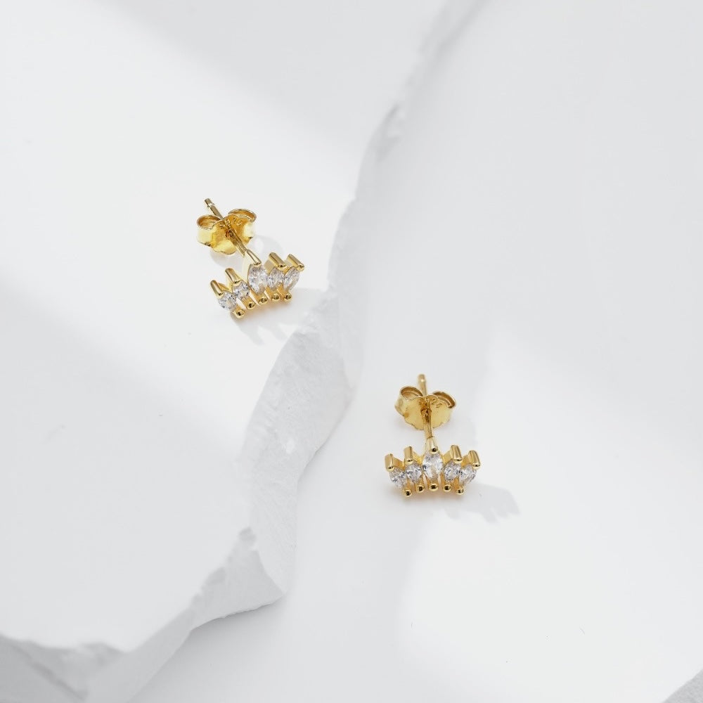 QUEEN GOLD EARRING - MARO JEWELRY