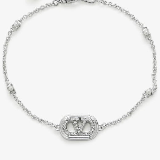V Silver Bracelet