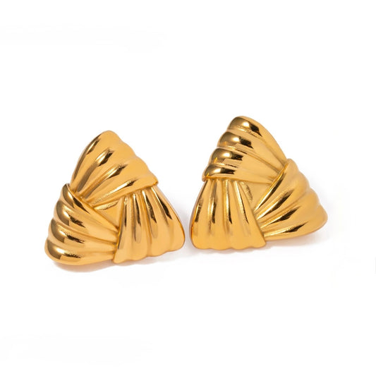 Triangle earrings - MARO JEWELRY
