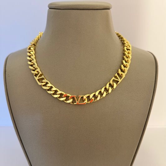 V Gold Necklace by MARO product detail