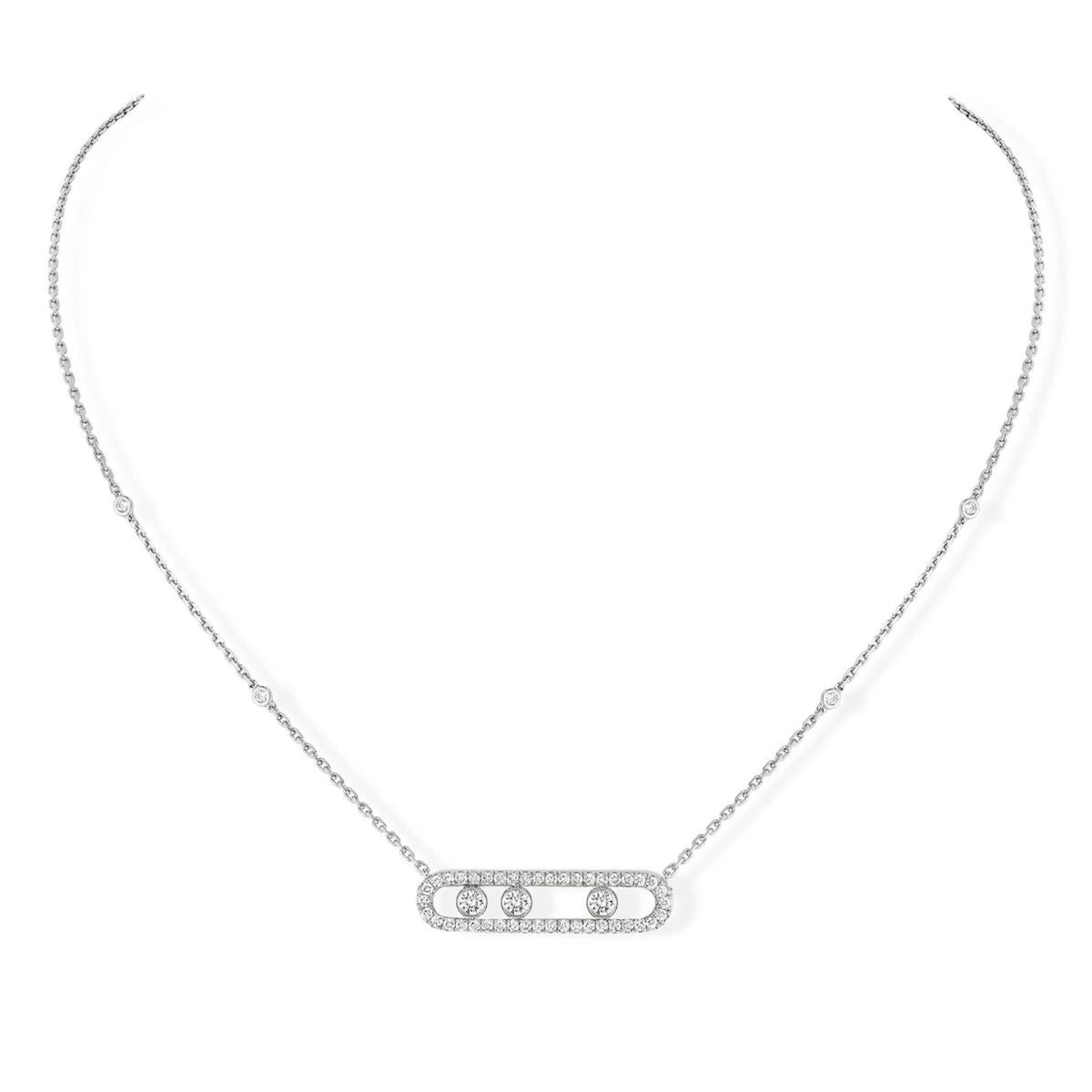 MSK SILVER NECKLACE