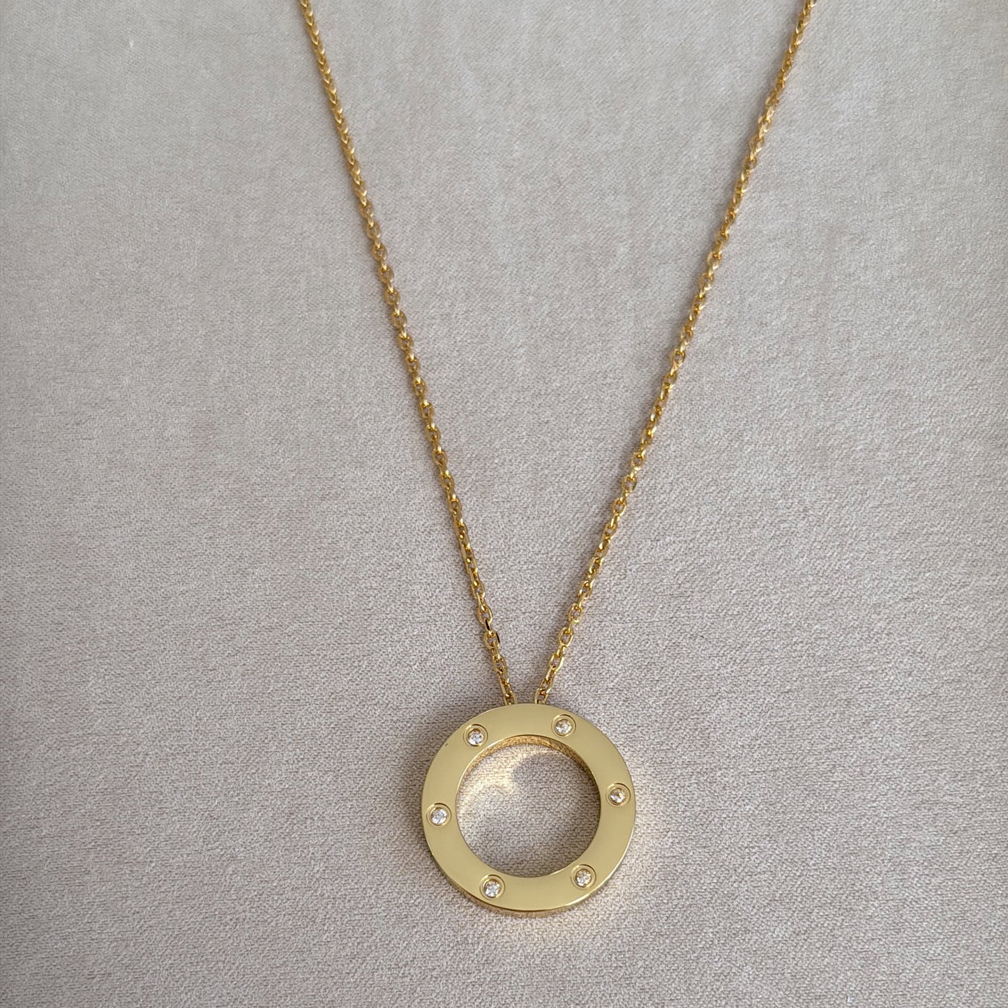 Six diamonds Necklace
