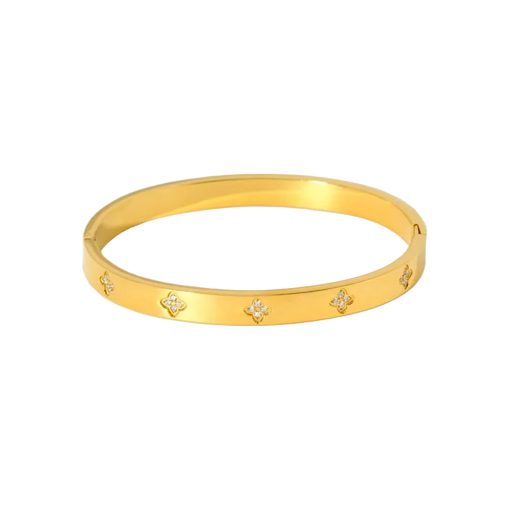 Blossom gold bracelet - MARO JEWELRY