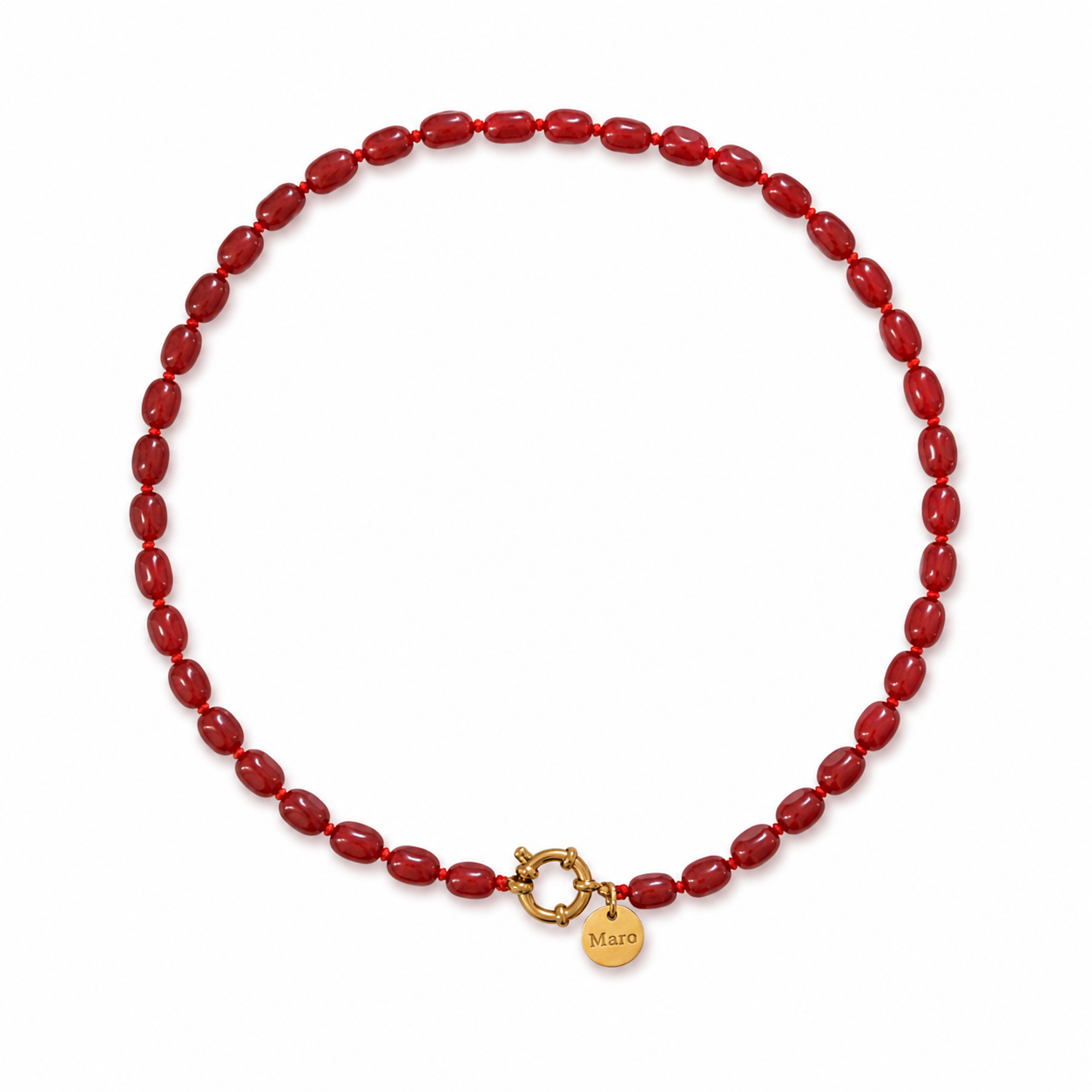 Deep Burgundy Necklace