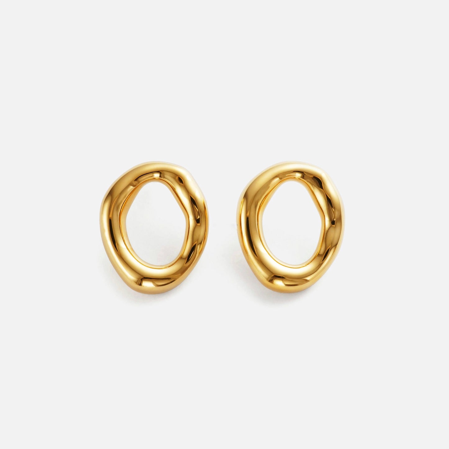 Roma gold earrings - MARO JEWELRY