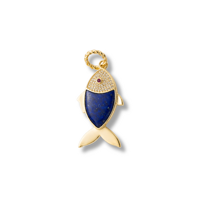Fish Pendant Charm by MARO Jewelry