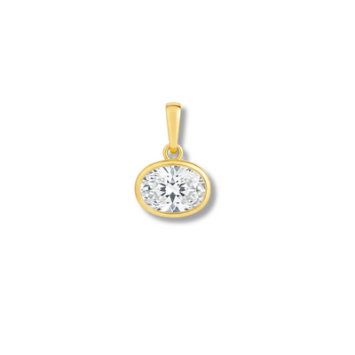 Oval Ice Charm by MARO Jewelry