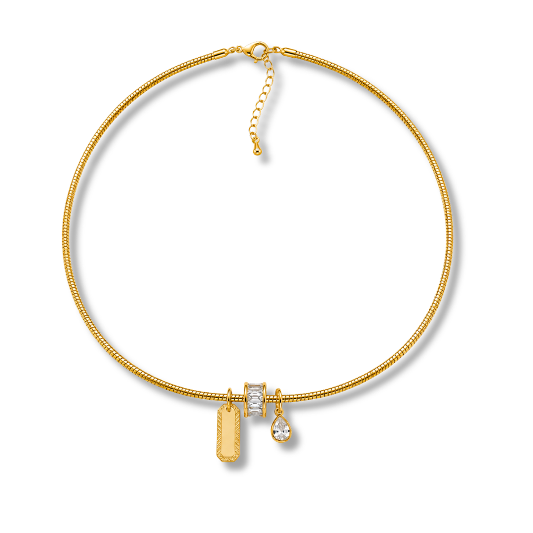 THE TRIO CHARM CHOKER