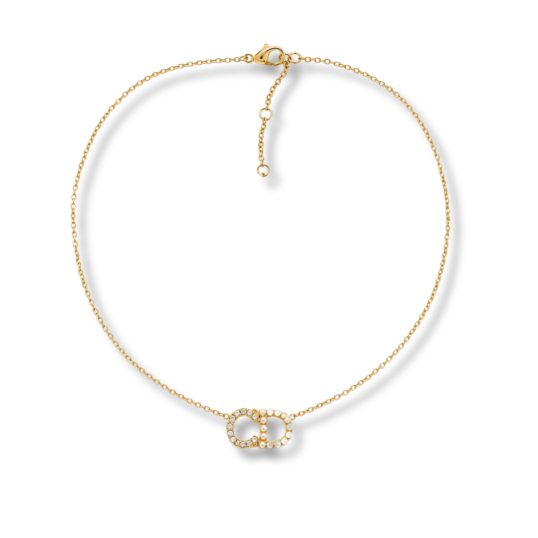 Petit pearl & Crystal necklace