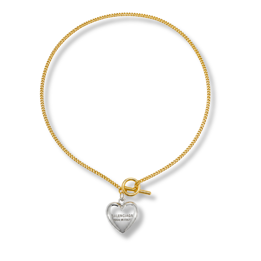 BLNCIAGA HEART NECKLACE