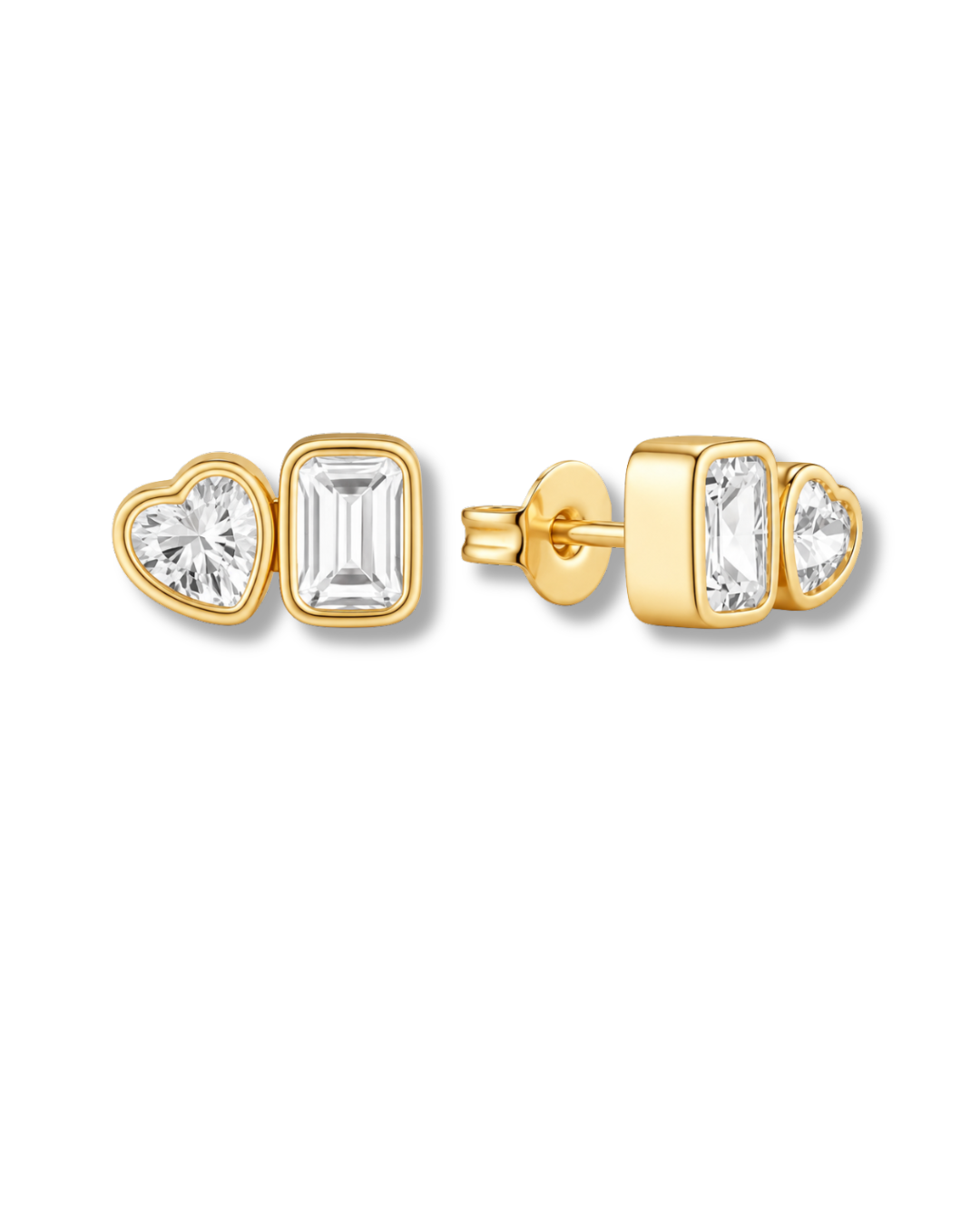 AMOUR DUO STUD EARRING