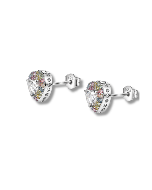 Love earring lifestyle view by MARO Jewelry