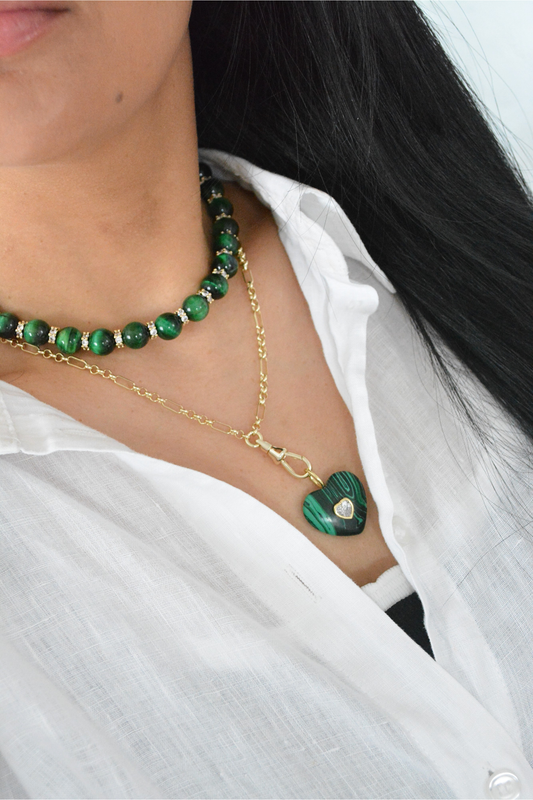 The Tiger Eye Luxe Bead Necklace