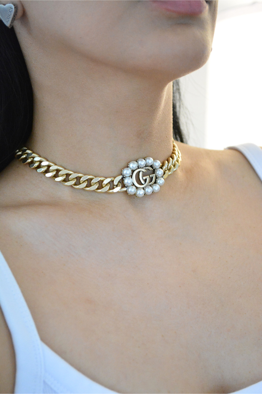Pearl Choker Necklace by MARO Jewelry