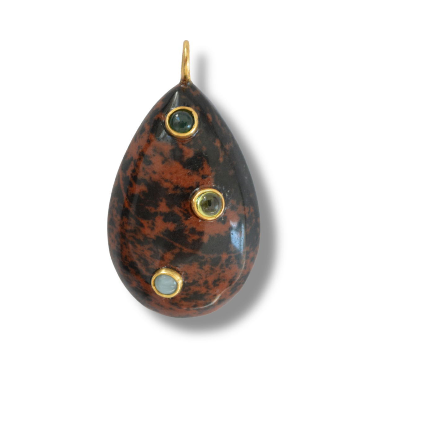 Mahogany Obsidian Charm