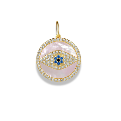 Amuleto de ojo turco de nácar