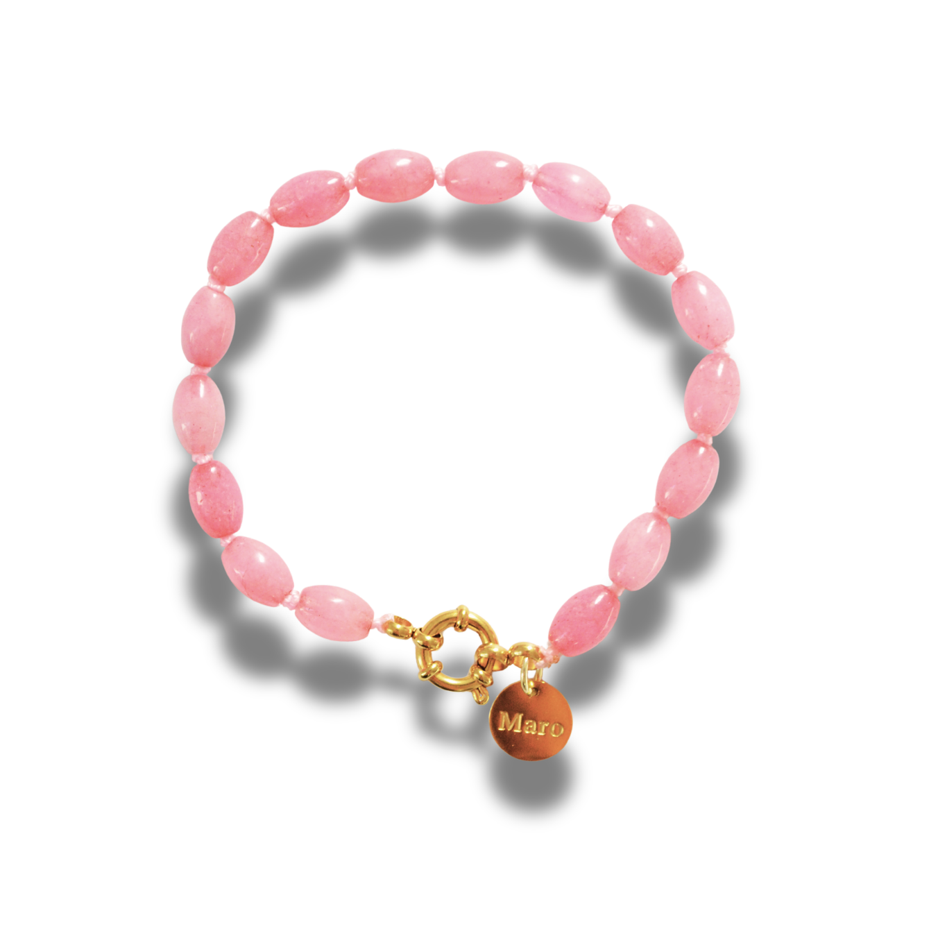 Pink Beaded Bracelet