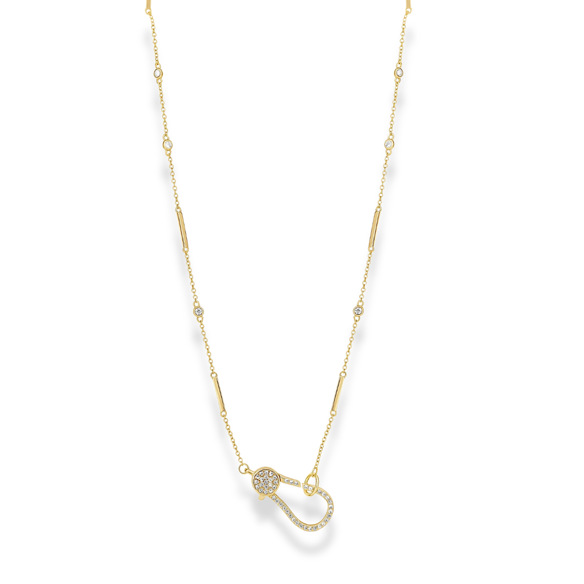 The Golden Hook Necklace by MARO Jewelry
