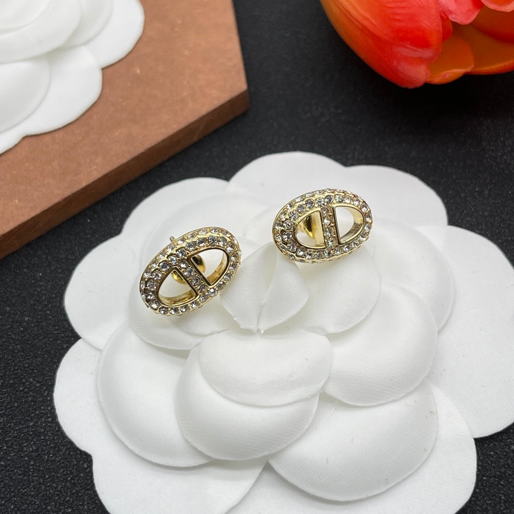 H GOLD EARRING - MARO JEWELRY