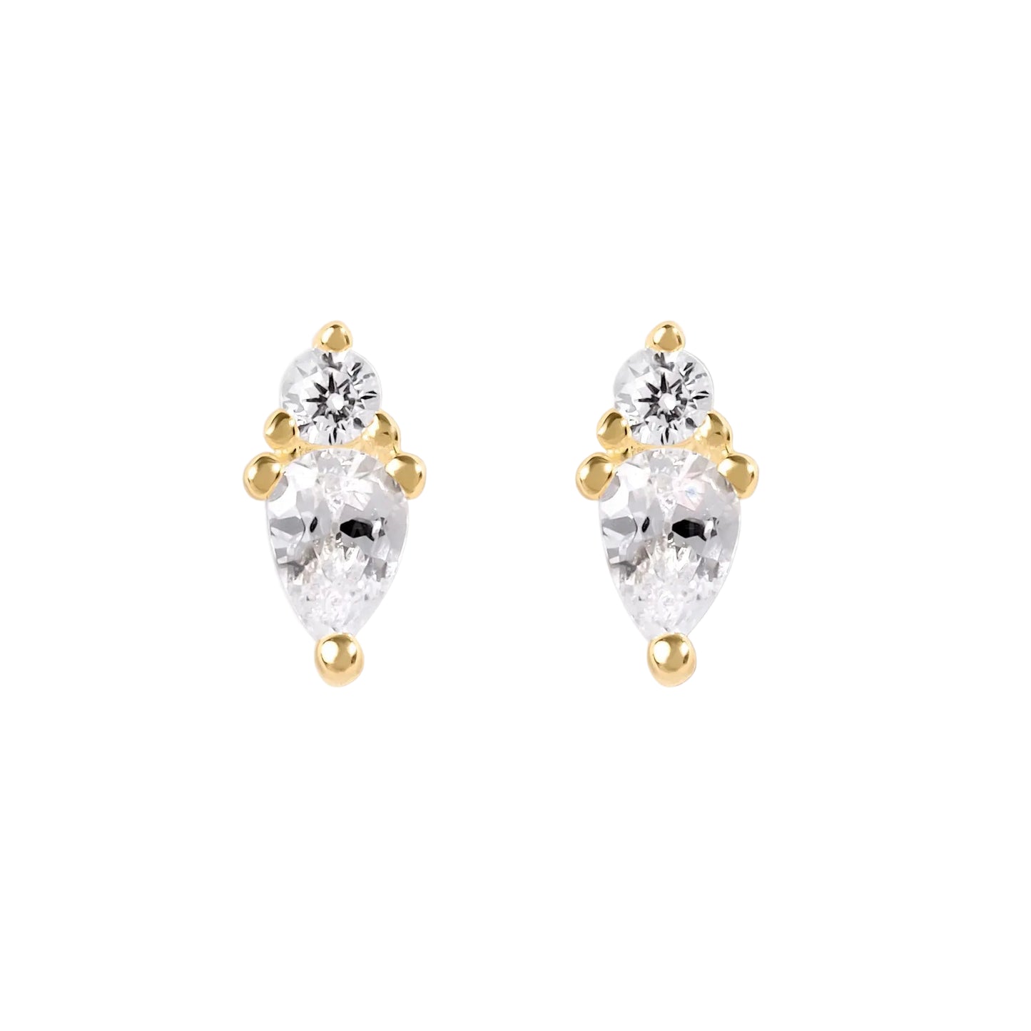 Mini Marquise Studs