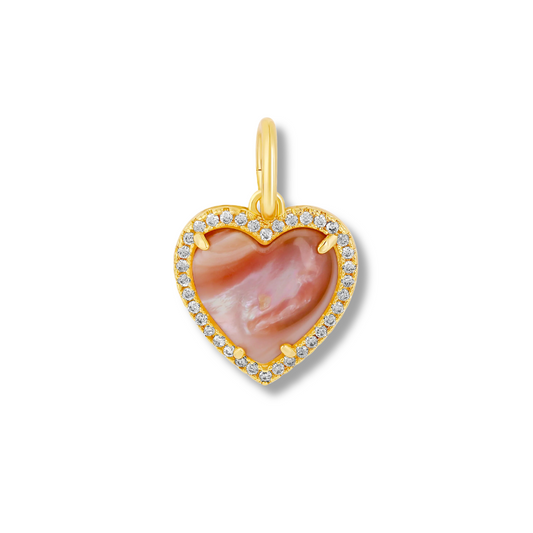 Heart Gem Charm by MARO Studio NY