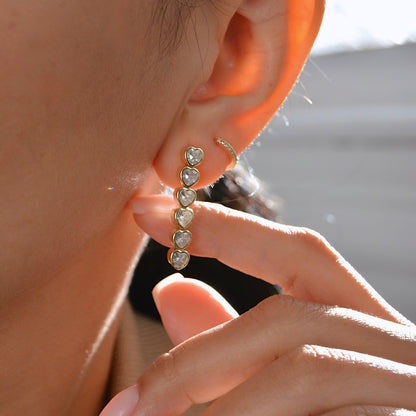 Lover Line Earrings - MARO JEWELRY