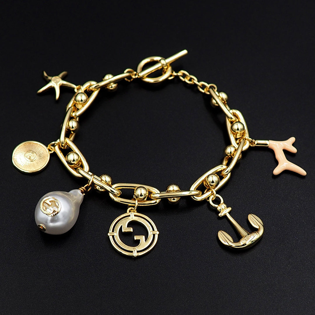 G charms bracelet - MARO JEWELRY