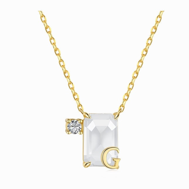Initial G necklace - MARO JEWELRY