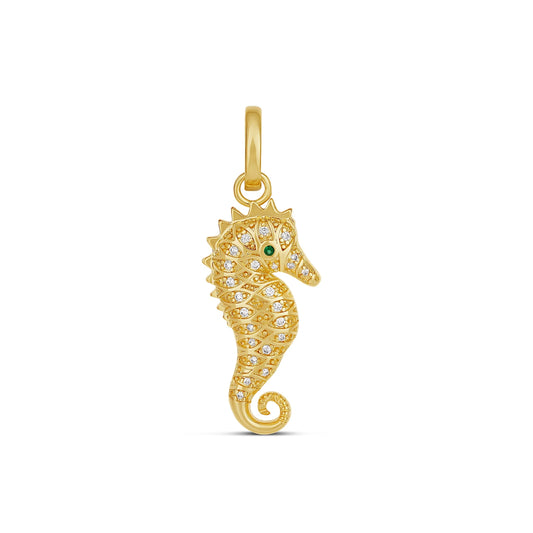 GOLDEN SEAHORSE CHARM