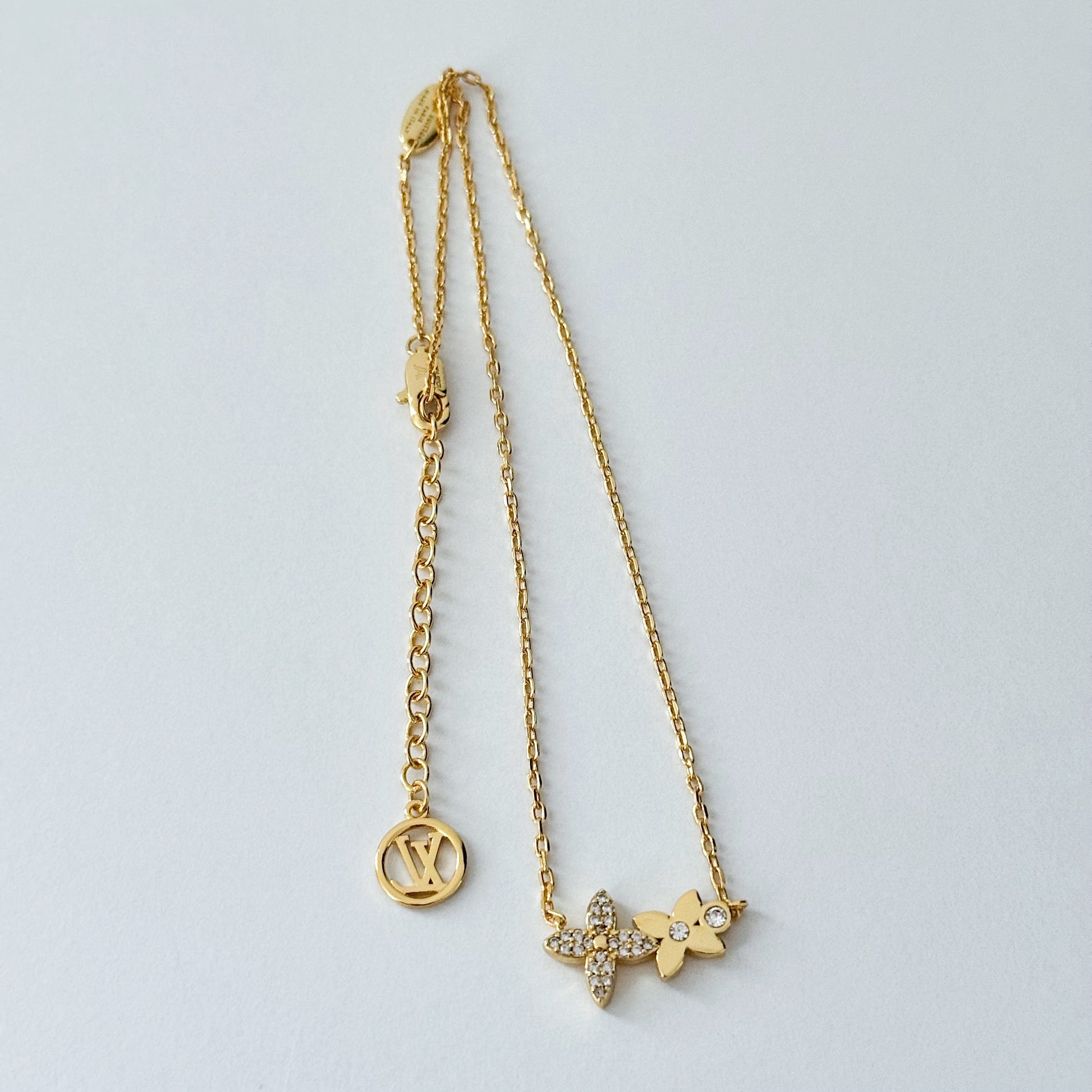 L gold necklace - MARO JEWELRY