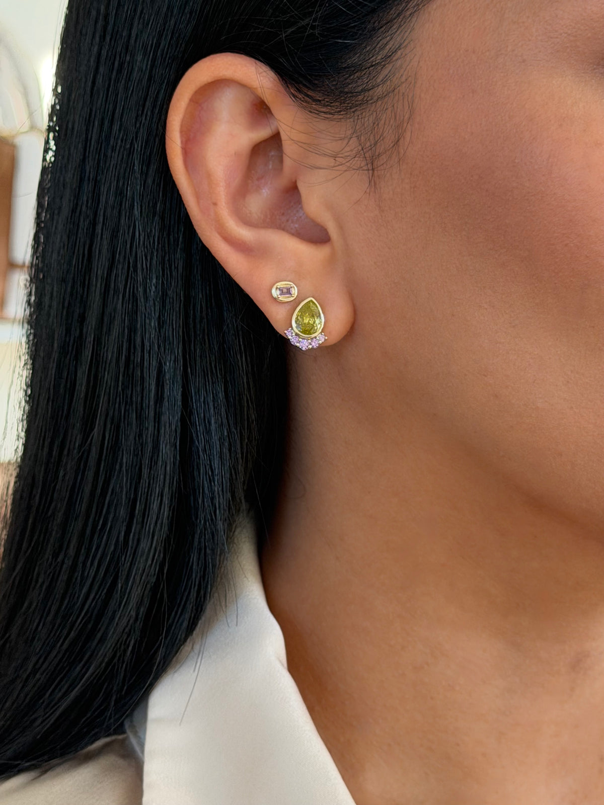Lime Glow Earrings