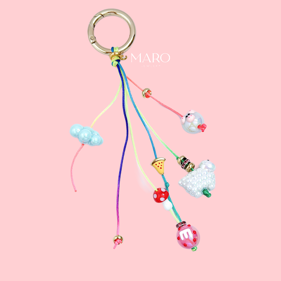 Bag Charm 🍄☁️🐷 - MARO JEWELRY