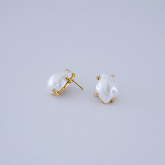Pearl earring - MARO JEWELRY