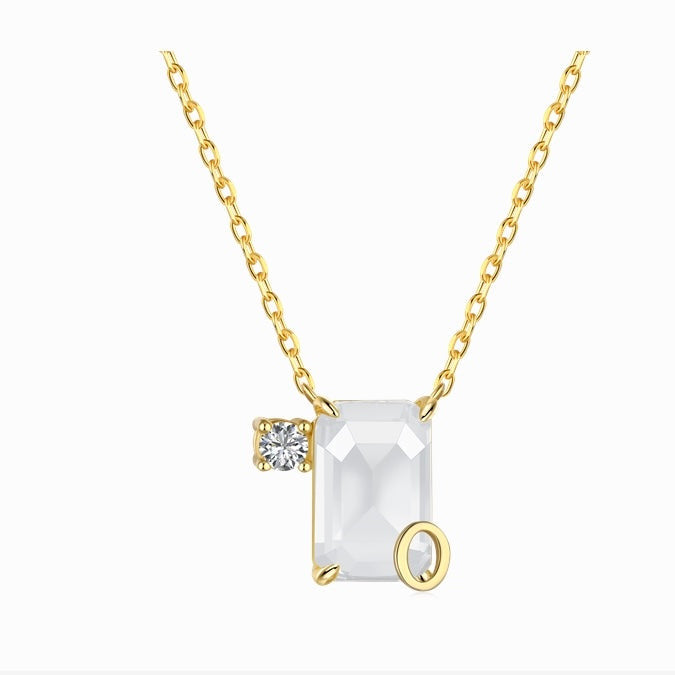 Initial Q necklace - MARO JEWELRY
