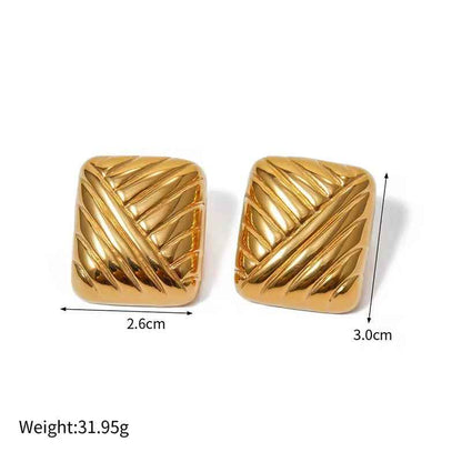 Square Stud Earring