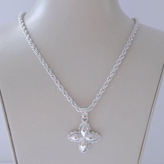 Blossom Silver Necklace - MARO JEWELRY