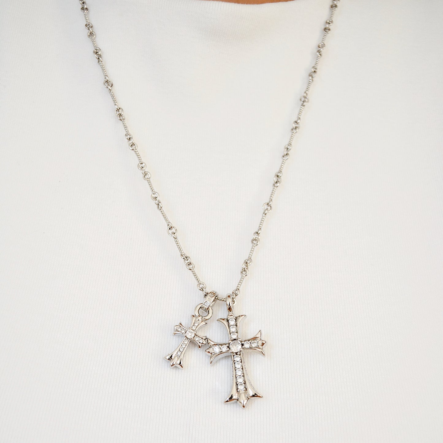 Chrome Silver Necklace