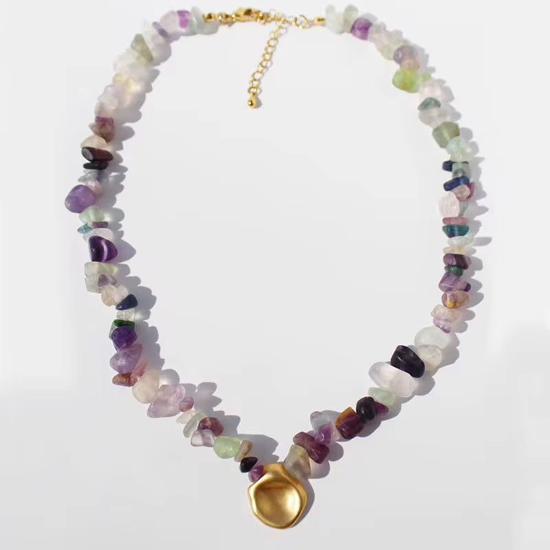 Natural stone necklace - MARO JEWELRY