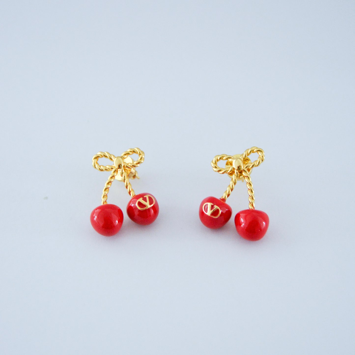 V cherry earring - MARO JEWELRY