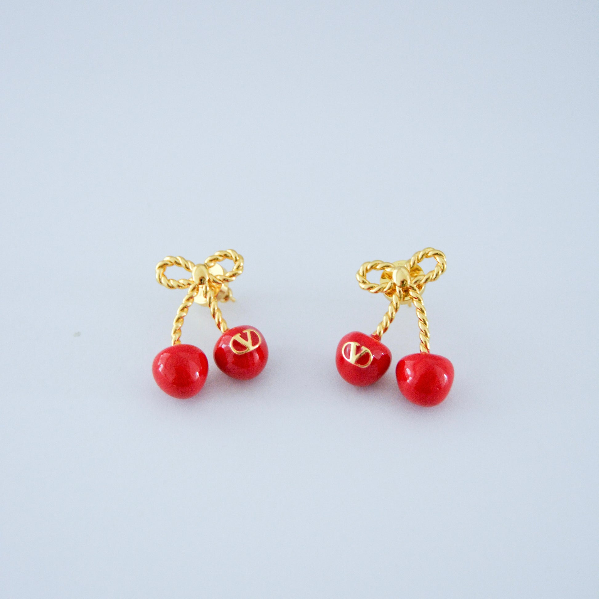 V cherry earring - MARO JEWELRY