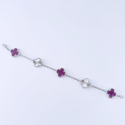 Clover Silver bracelet - MARO JEWELRY