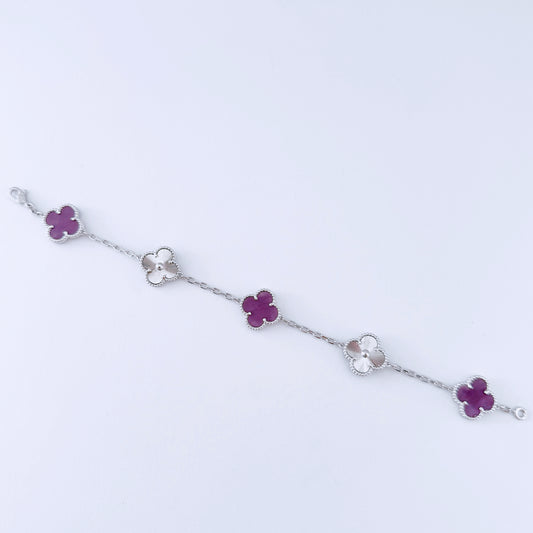 Clover Silver bracelet - MARO JEWELRY