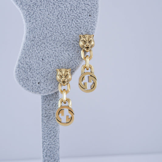 G Gold Earring - MARO JEWELRY