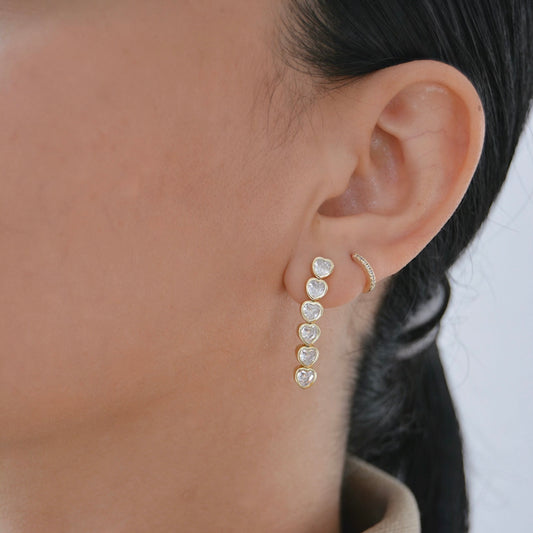 Lover Line Earrings - MARO JEWELRY